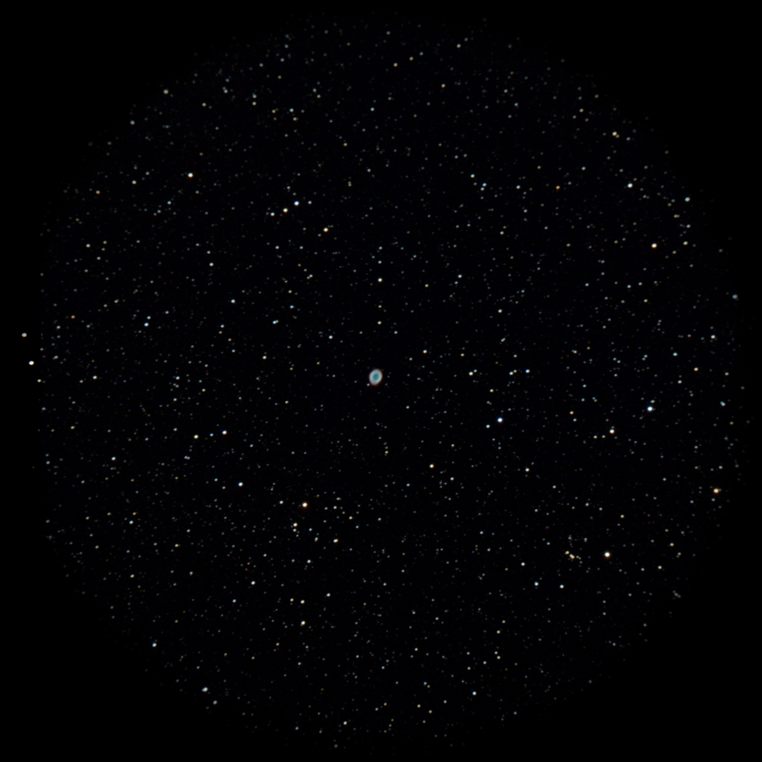 Ring Nebula — Planetary Nebula, captured through our electronic eyepiece