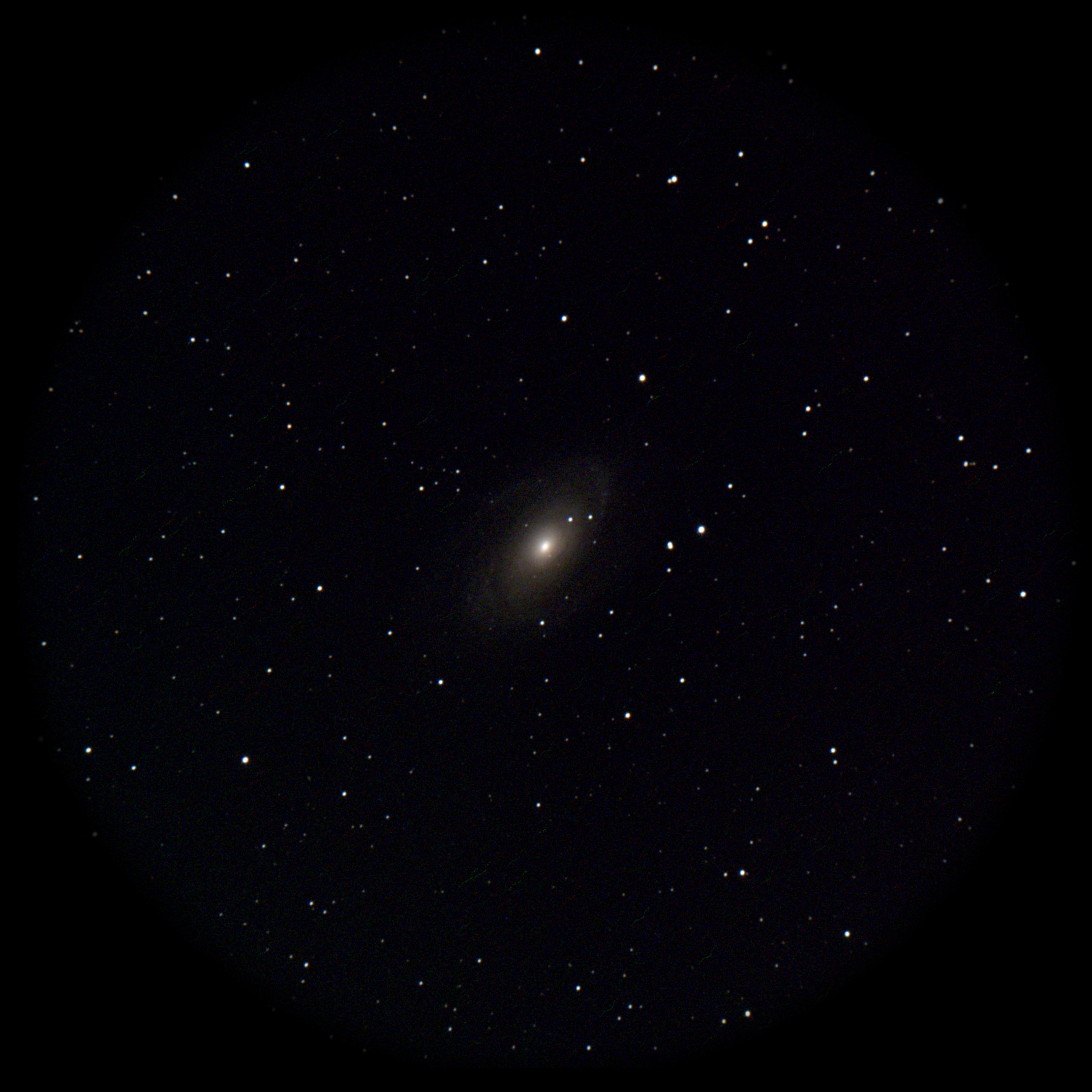 Bode's Galaxy — Spiral Galaxy, captured through our electronic eyepiece