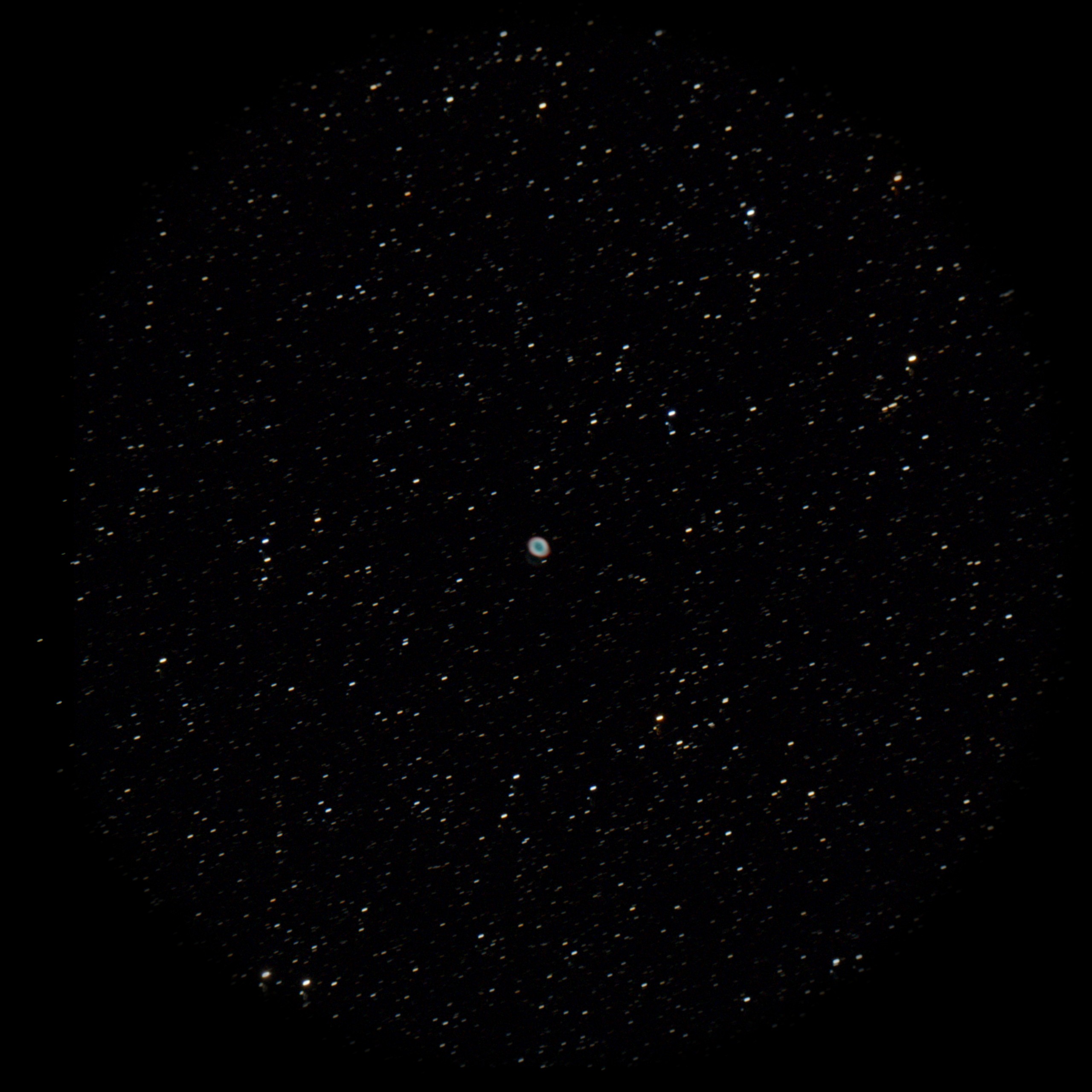 Ring Nebula — Planetary Nebula, captured through our electronic eyepiece