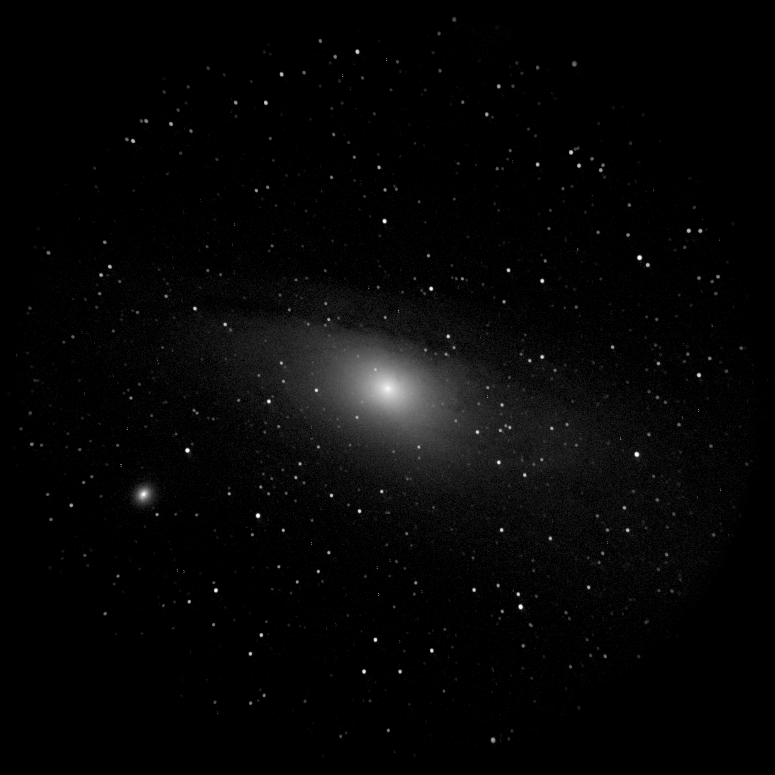 Andromeda Galaxy — Spiral Galaxy, captured through our electronic eyepiece