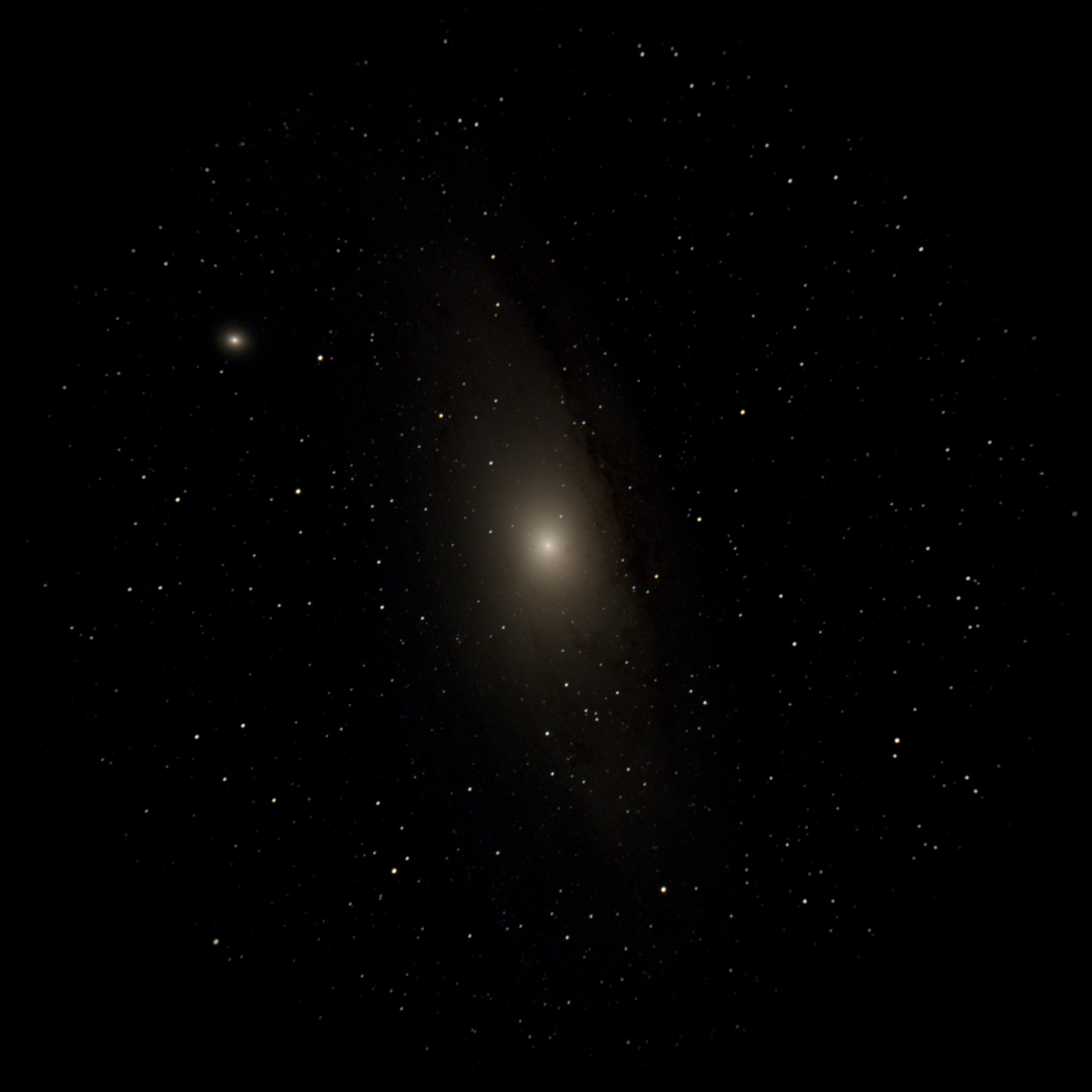 Andromeda Galaxy — Spiral Galaxy, captured through our electronic eyepiece